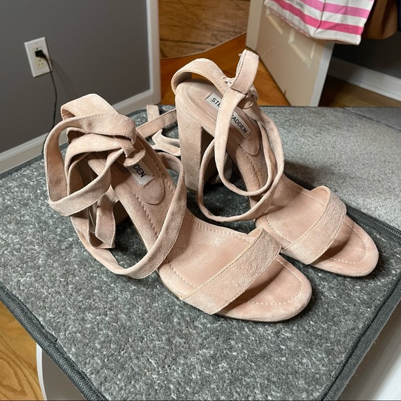 Steve Madden Cosmos Suede Wrap Heel - Picture 1 of 7